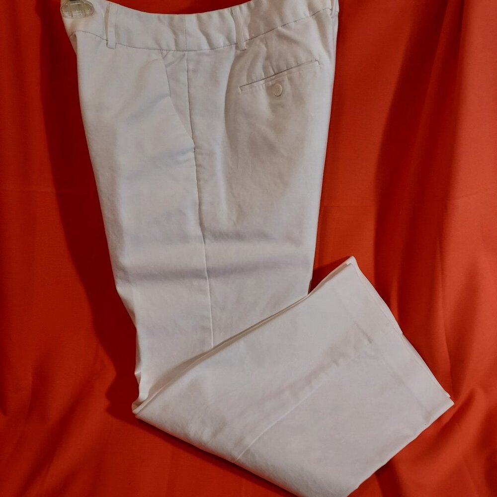 LIZ CLAIBORNNE WHITE "SOPHIE" DRESS PANTS